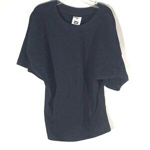 LEE Women Yoga Black Top Activewear Athletic Workout Tee T Shirt XL